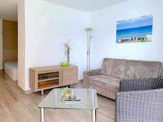 Residenz am Park, Ferienwohnung 05 Wohnbereich