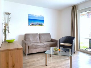 Residenz am Park, Ferienwohnung 05 Wohnbereich