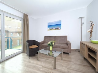 Residenz am Park Ferienwohnung 08 - Wohnbereich