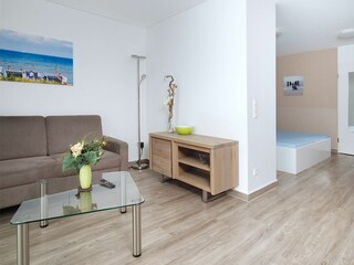 Residenz am Park Ferienwohnung 08 - Wohnbereich