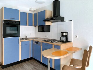 Residenz am Park, Ferienwohnung 08, Küche