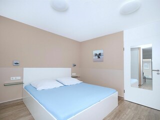 Residenz am Park, Ferienwohnung 08, Schlafbereich