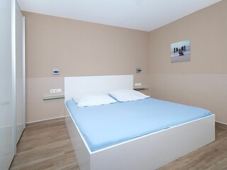Residenz am Park, Ferienwohnung 08, Schlafbereich