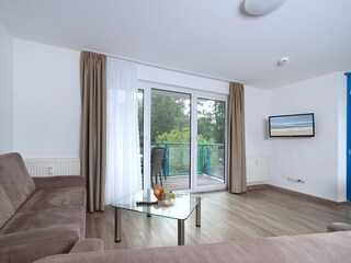Residenz am Park, Ferienwohnung 12, Wohnbereich