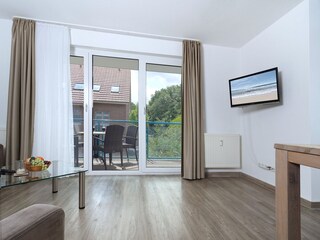 Residenz am Park, Ferienwohnung 12, Wohnbereich