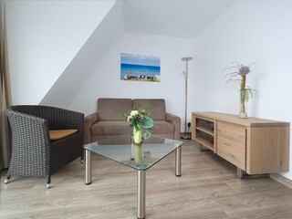 Residenz am Park, Ferienwohnung 14, Wohnbereich