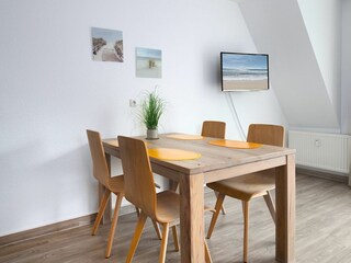 Residenz am Park, Ferienwohnung 16, Essbereich