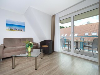 Residenz am Park Ferienwohnung 17 - Wohnbereich