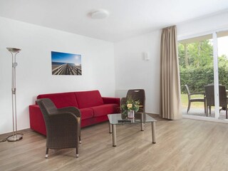 Weidenblick, Ferienwohnung 02, Wohnbereich