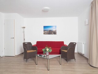 Weidenblick, Ferienwohnung 02, Wohnbereich