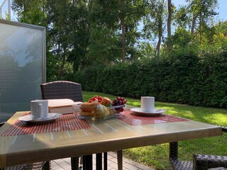 Weidenblick, Ferienwohnung 03, Südterrasse