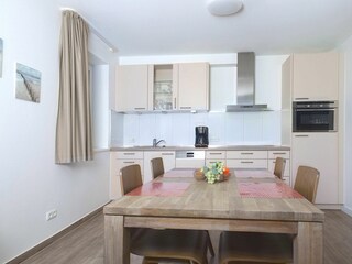 Weidenblick, Ferienwohnung 04, Essbereich mit Küche