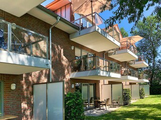 Apartmenthaus Weidenblick, Südseite