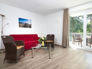 Weidenblick, Ferienwohnung 06, Wohnzimmer