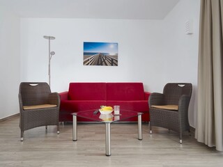 Weidenblick, Ferienwohnung 08 - Wohnbereich