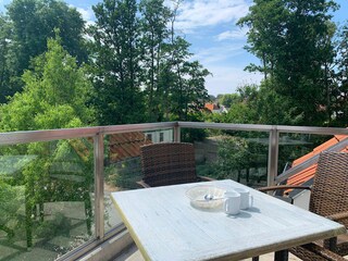 Weidenblick, Ferienwohnung 12, Südbalkon