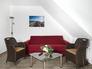 Weidenblick, Ferienwohnung 12, Wohnbereich