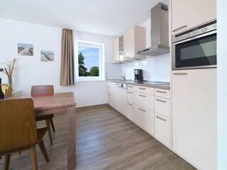 Weidenblick, Ferienwohnung 12, Essbereich  u. Küche