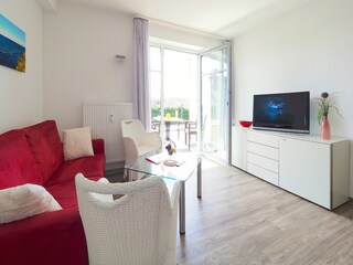 Meeresbrise, Ferienwohnung 01, Wohnbereich