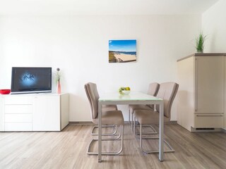 Meeresbrise, Ferienwohnung 01, Essbereich