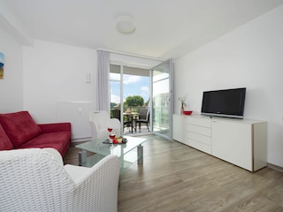 Meeresbrise, Ferienwohnung 05, Wohnzimmer
