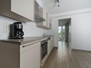 Meeresbrise, Ferienwohnung 07, moderne Küchenzeile