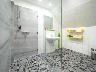 Meeresbrise, Ferienwohnung 09,  modernes Duschbad