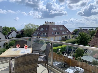 Meeresbrise, Ferienwohnung 09, Balkon mit Seeblick