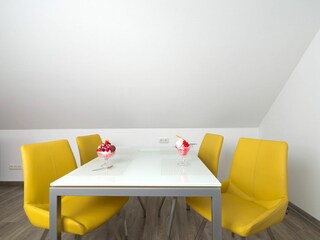 Meeresbrise, Ferienwohnung 10, Essbereich