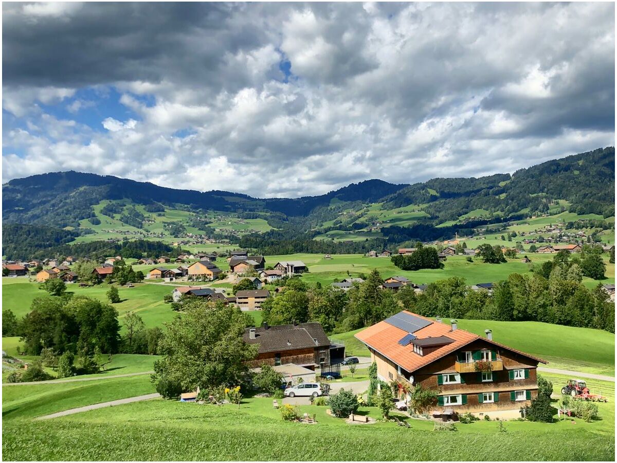 Auf dem Aussichtsbänkle haben sie einen tollen Blick