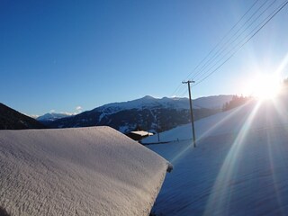 Sonnenuntergng im Winter