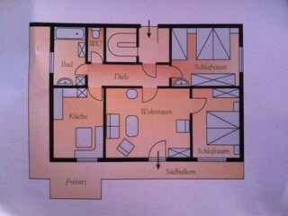 Appartamento per vacanze Neukirchen am Großvenediger Pianta del piano 24