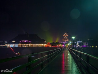 Weihnachtsstimmung an der Seebrücke Zingst