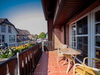 Blick vom Balkon