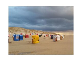 Strand bei Nebel