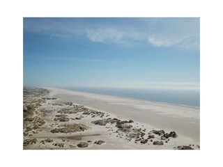 Der breite Amrumer Strand - Kniepsand