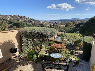 Terrassenblick in das Umfeld