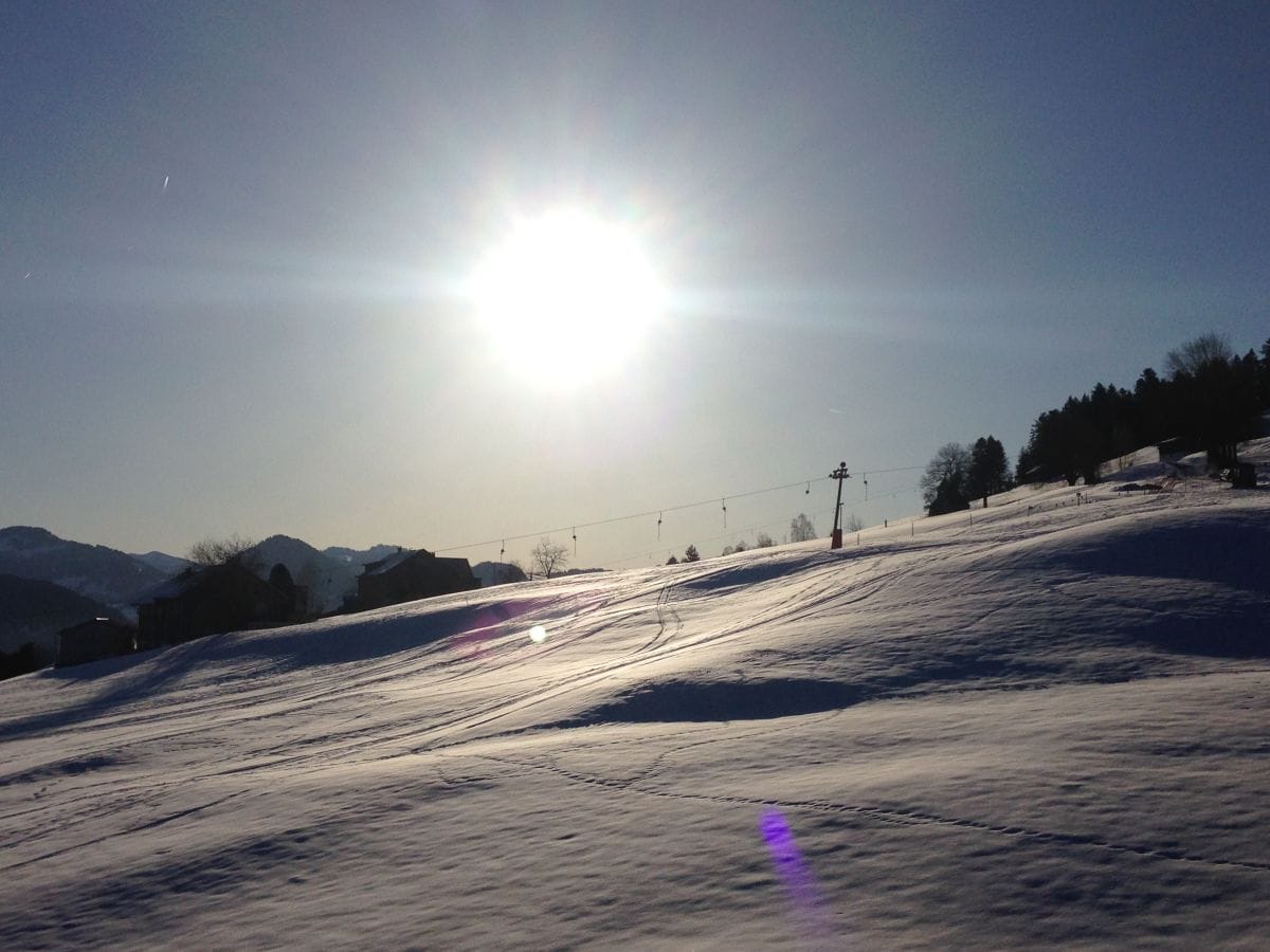 winter - wonderful panorama view