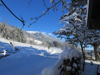 Blick zur Wildkogel- Bergstation