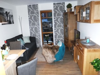 Wohnbereich mit Designersessel