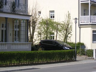 Stellplatz direkt am Haus