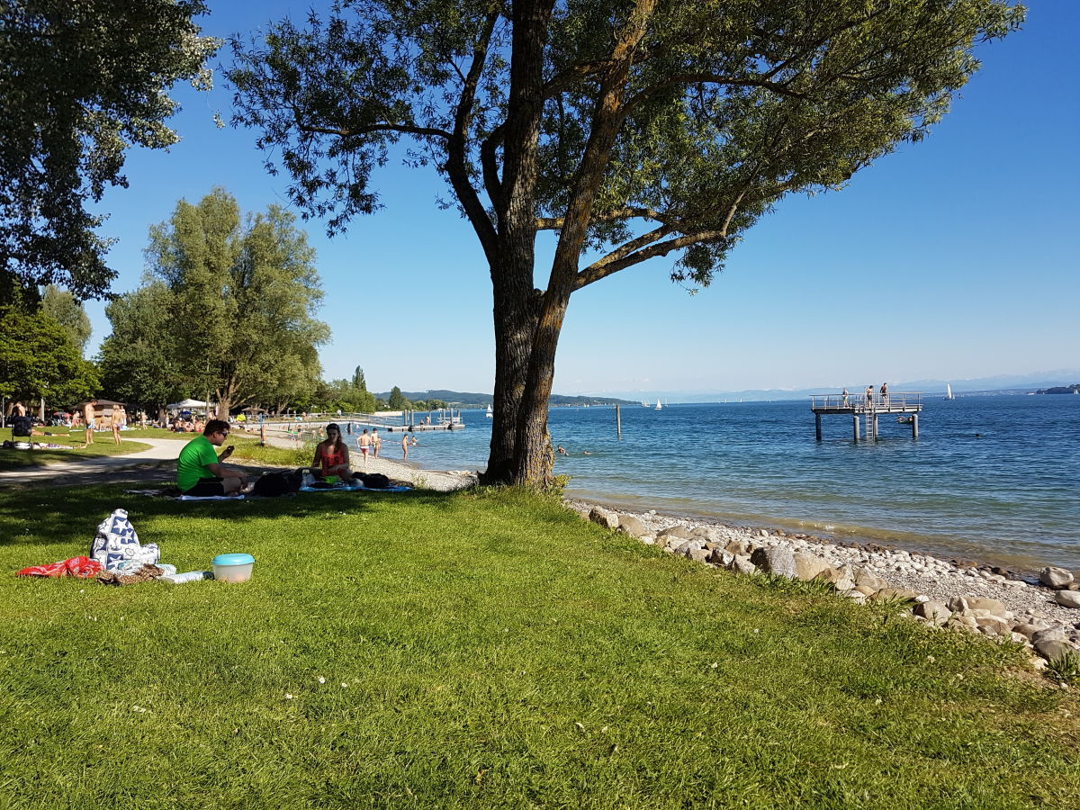 Strandbad Ost vor der Haustüre