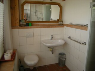 Badezimmer mit Toilette