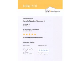 DTV-Urkunde