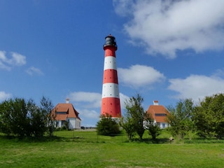 Wahrzeichen "Westerhever Leuchtturm"