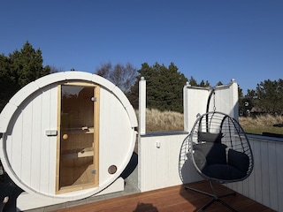 Aussensauna für 4 Pers.