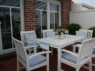 überdachte Terrasse Südseite