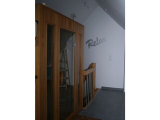 Sauna im Dachgeschoss