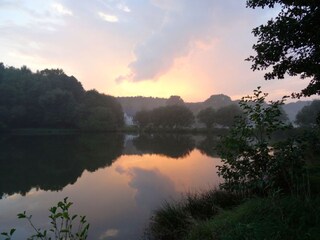 Abend am See (z.Z. keine Bademöglichkeit)