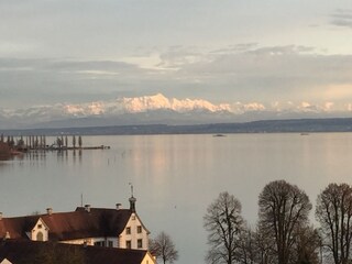 The alps at the lake of constance